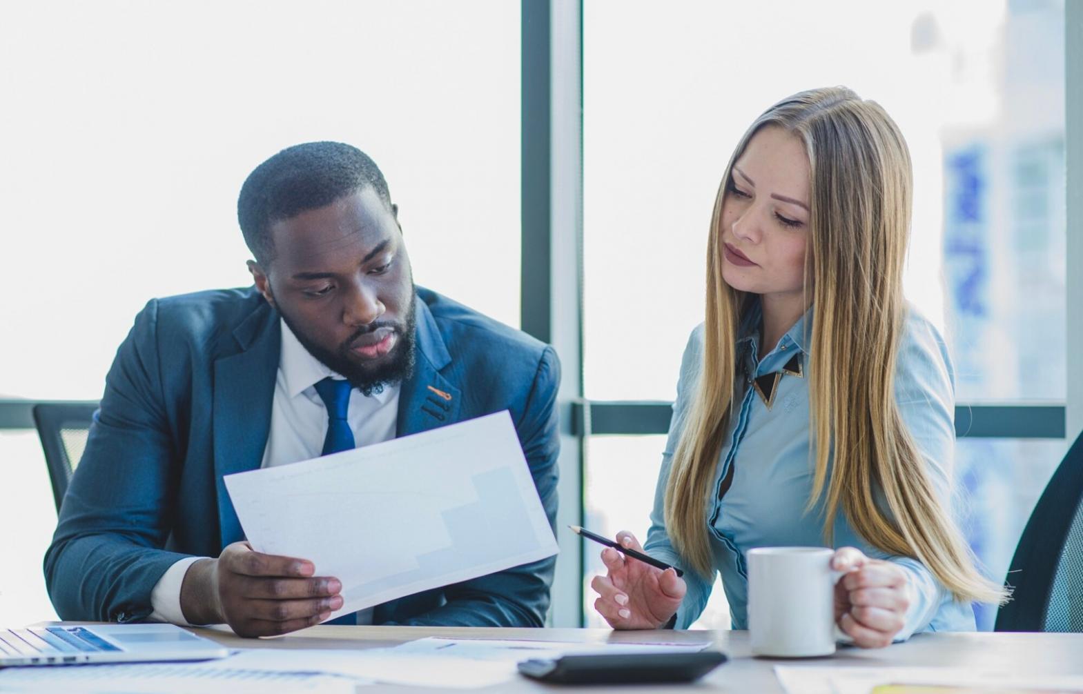 Strategic financial planning session focusing on sustainable long-term growth